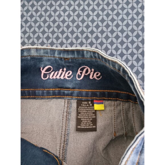 WAIST 29 SIZE 11 SKINNY JEANS STRETCH DENIM PUSH UP ACID 11-4 CUTIE 1409 SZ11 - Picture 10 of 11